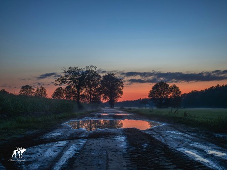 Koude maar prachtige avond