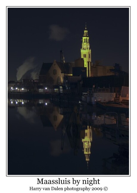 Maassluis by night