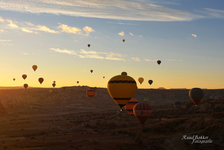 Luchtballonvaart Cappadocië