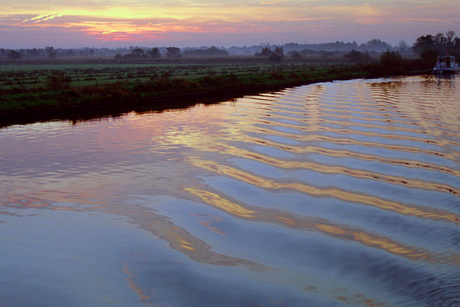 Zonsopkomst in Friesland