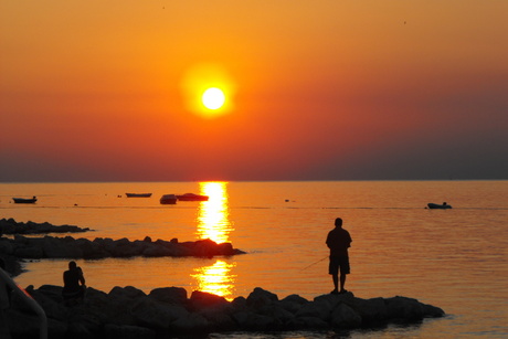 Zonsondergang Kroatië