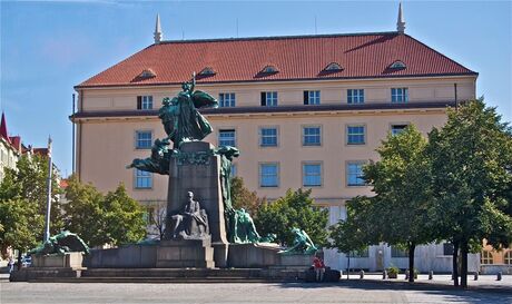 Zomaar een plein in Praag