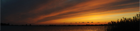 Sundown at Oostvaardersplassen