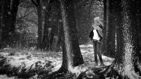 Fotoshoot - Mandy - Sneeuw - 1