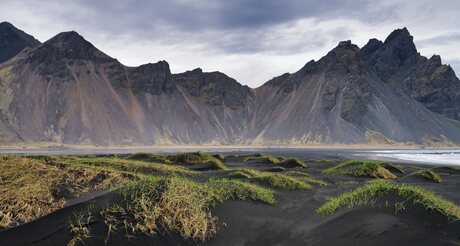 De skyline van IJsland