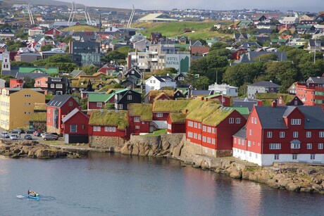 Tórshavn op de Farøer eilanden