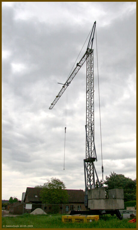 Torenkraan van bouwjaar 1980