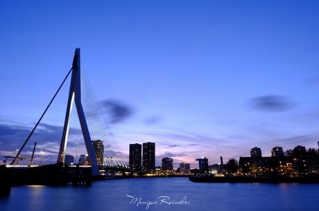 Rotterdam in blauw