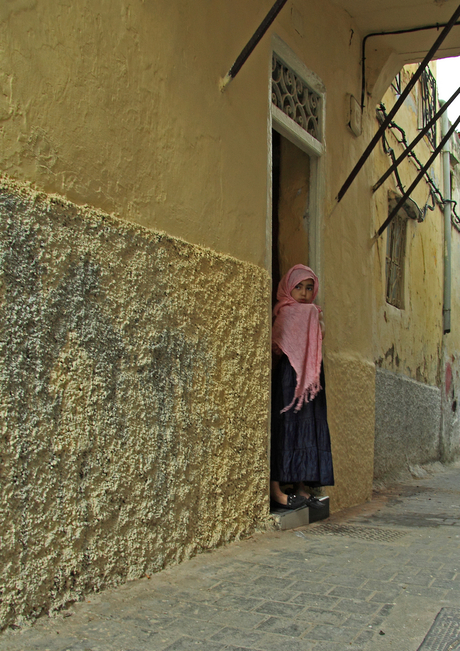 A girl in Tanger