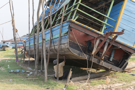 Even mijn boot in orde brengen...