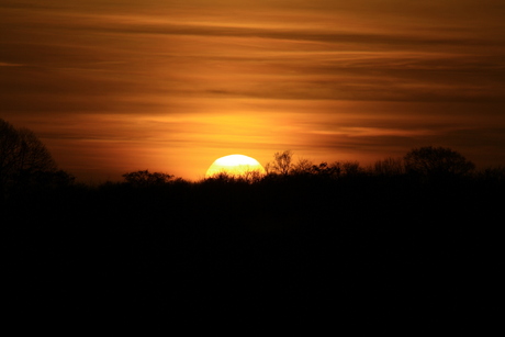 zonsondergang