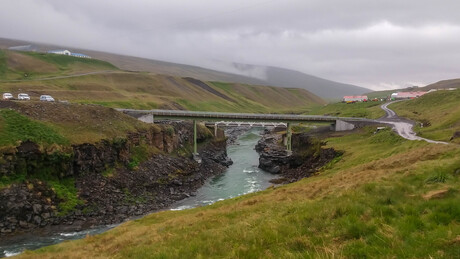 De weg naar Stuðlagil
