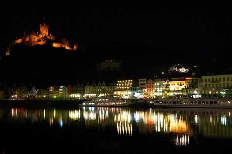 Cochem bij nacht