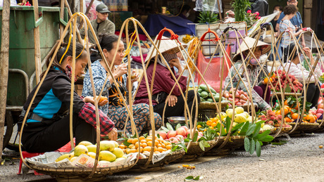 Markt in Hanoi