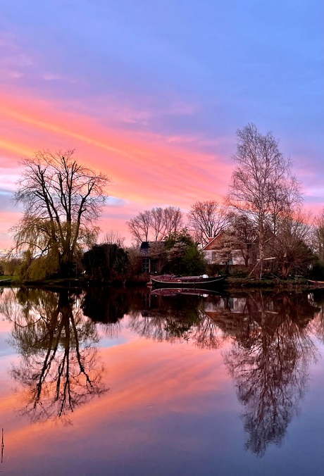 Avondrood in Zwolle 