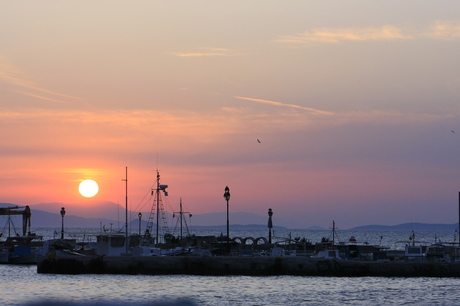 Sunset Aegina Greece