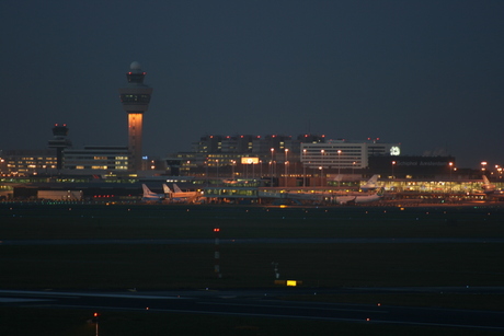 Schiphol by night