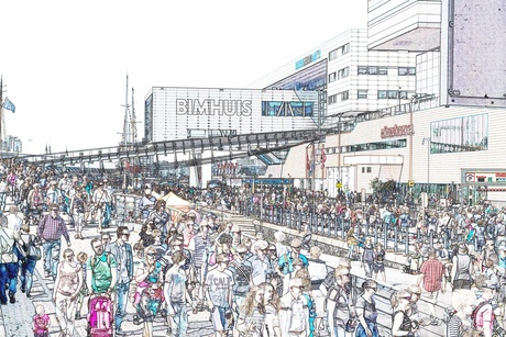 Gekleurd gezelschap bij Sail 2015