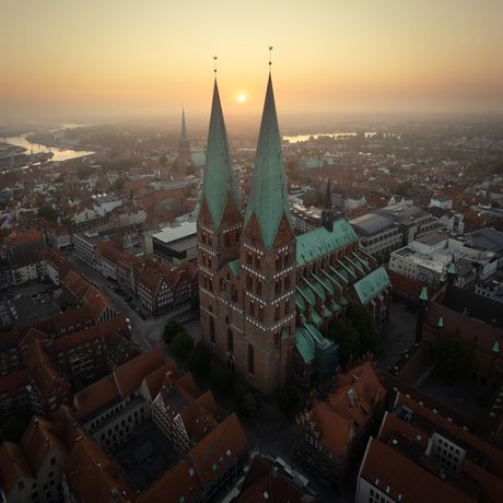 Kerktorens van Lübeck