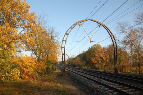 Spoor bij lapersveld