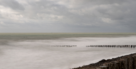 Stormachtig weer in zoutelande