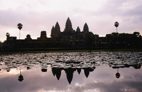 zonsopgang bij Angkor