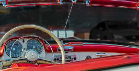 Mercedes-190SL roadster- dashboard (1 van 1)