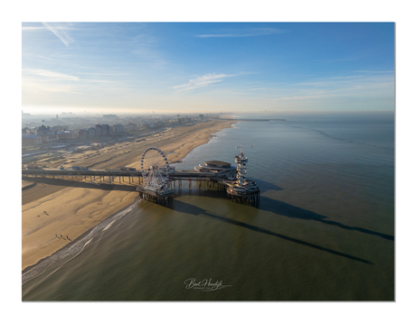 Rust boven de Pier van Scheveningen