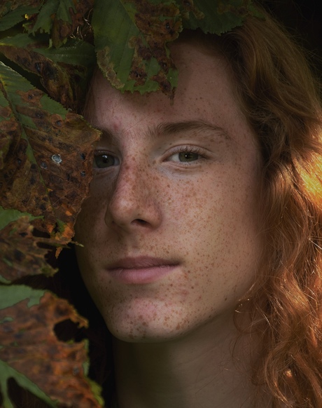 de jongeman met rood haar