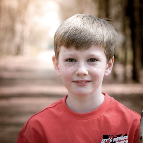 Portret in de bossen