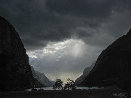 Het dal bij Kjerag