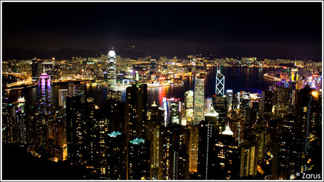 Hong Kong by night