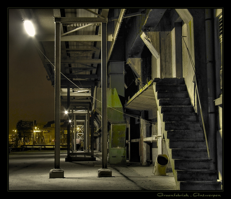 Graanfabriek in Antwerpen HDR