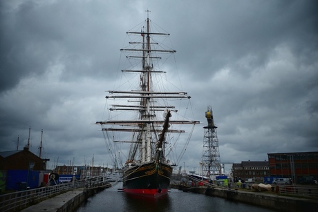 Stad Amsterdam in the clouds