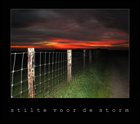 Stilte voor de storm