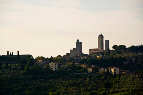 Toscaans berg dorp