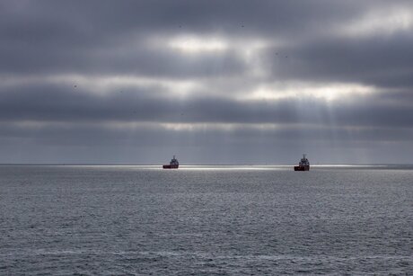 Licht op de Waddenzee
