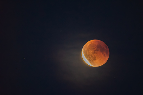 Total eclipse of the moon