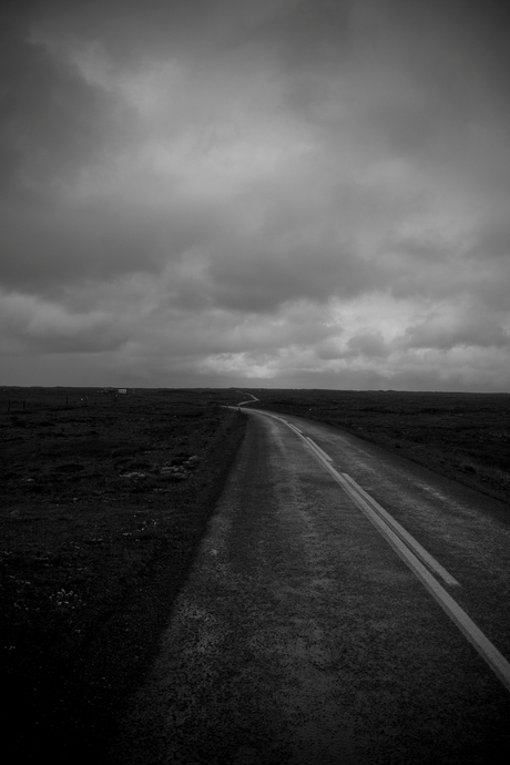 Road Iceland (BW)