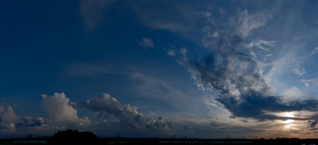 panorama wolkenlucht