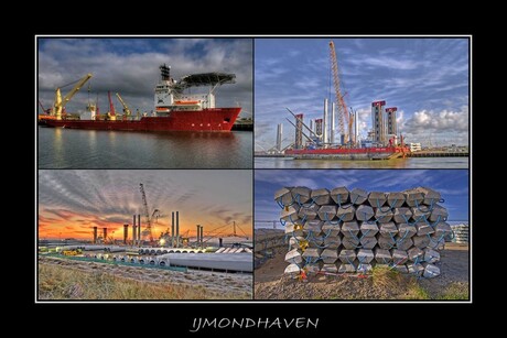 IJmondhaven IJmuiden in HDR