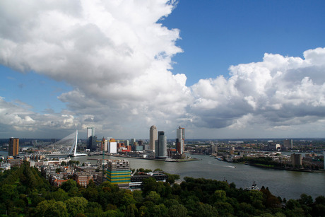 uitzicht over Rotterdam