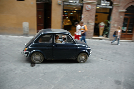 Fiat 500 in Siena