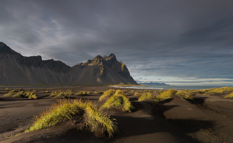 Natural light on Vestrahorn