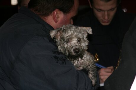 Bij woningbrand gered