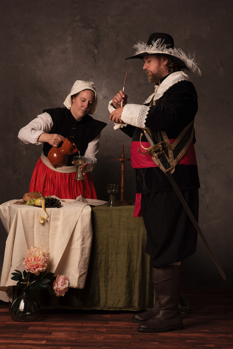 Een 17e eeuws tafereel