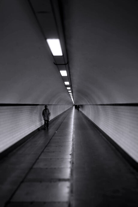Voetgangers tunnel