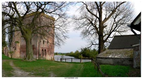 Ruine van slot Nijenbeek aan de IJssel
