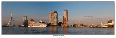 Celebrity Eclipse in Rotterdam (panorama)