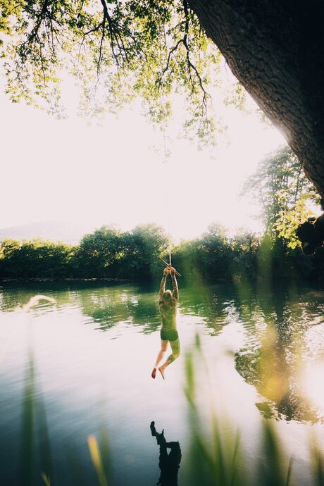 River swing.